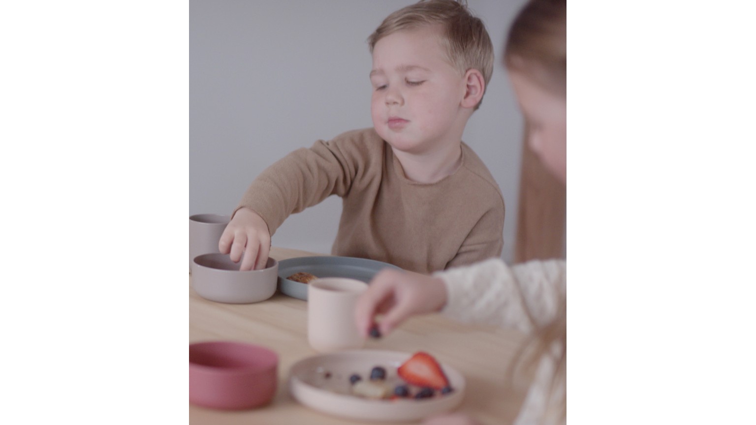 Tiny Biobased Bowl Set - Mocca/ Dark Olive